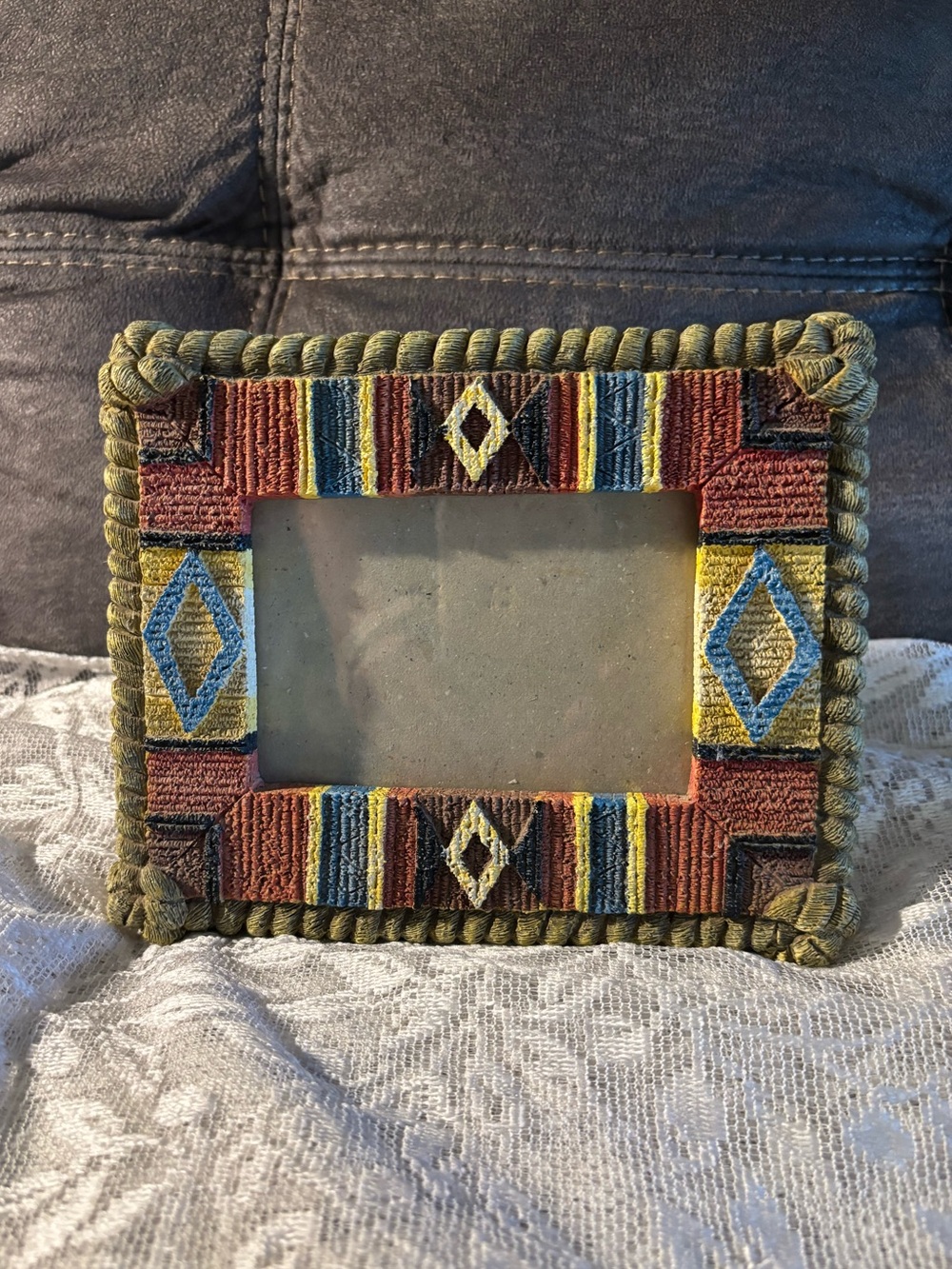 Unbranded Resin Southwestern Style Picture Frame